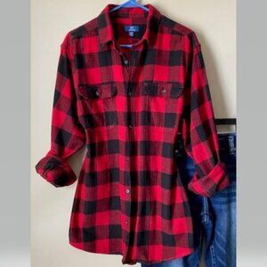 Black-n-Red Buffalo Plaid Button Down
